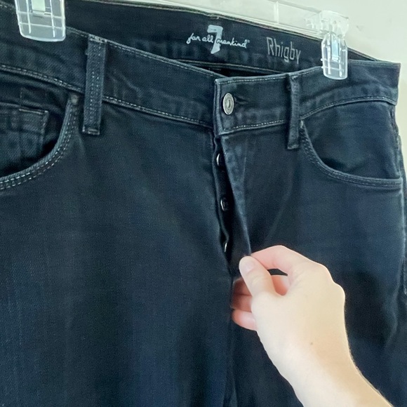 7 For All Mankind Men’s Rhigby Jeans Dark Wash Size 33 - Picture 5 of 9